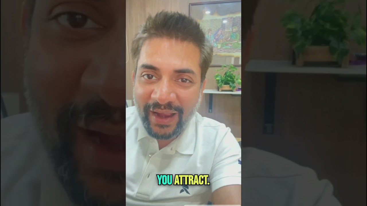 Success is not what we pursue but what we attract