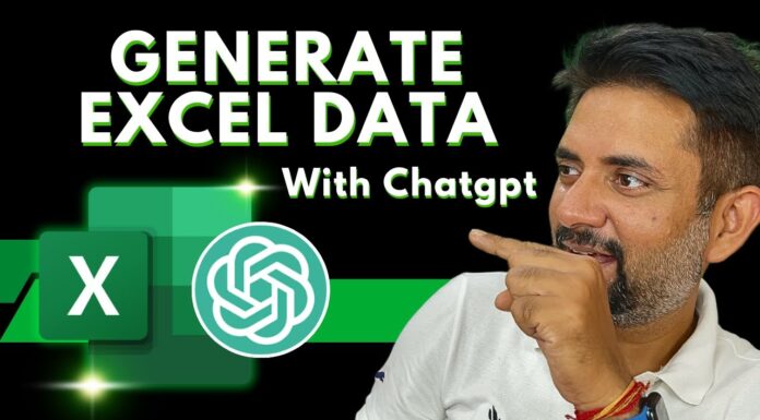 Generate Excel Data Using AI and ChatGPT – Practice as much as you want