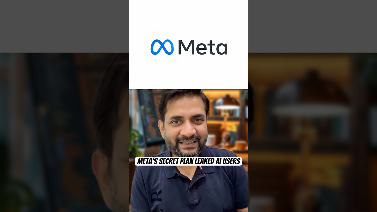 You might just be following and talking to AI #ai #meta