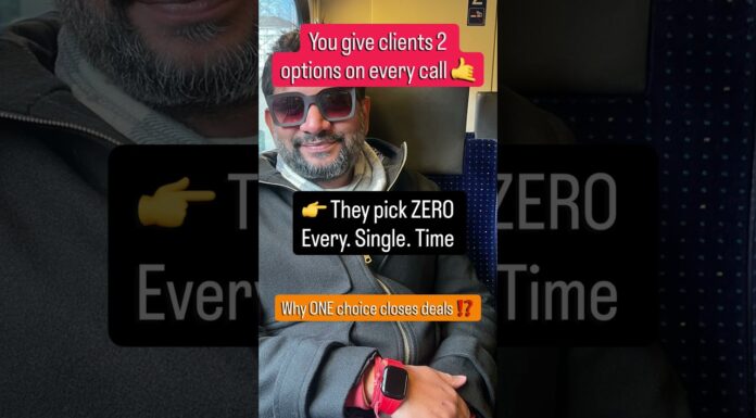 Are you giving more than one option to clients?