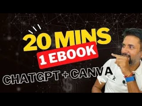 How I created an entire ebook using Canva and ChatGPT in a few hours