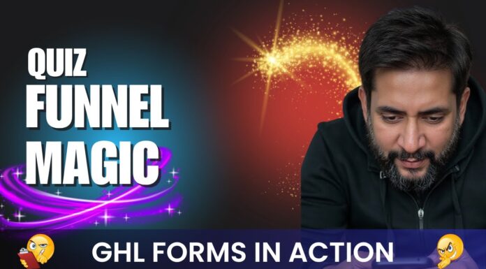 How To Make Awesome Forms in GoHighLevel Fast!