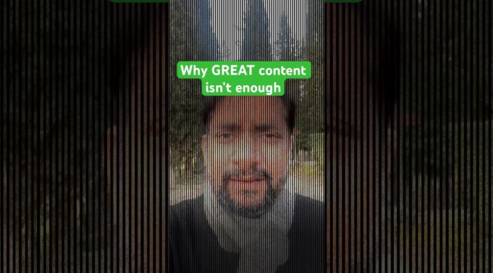 Why great content isn’t enough