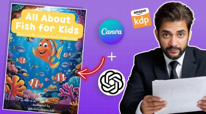 How to Make a Fun Fish Storybook for Kids Using ChatGPT and Canva!