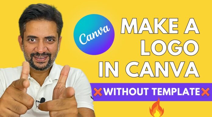 How to Make Logo in Canva | Without TEMPLATE | From Scratch😲