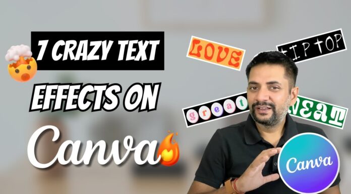 7 BEAUTIFUL (Yet Unknown!) TEXT EFFECTS in Canva ✨ CRAZY TEXT EFFECTS