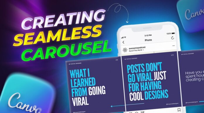 How to create a seamless INSTAGRAM and LinkedIn CAROUSEL with CANVA