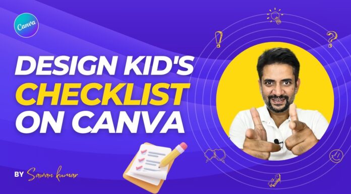 🌈 Fun and Functional Kids Checklists with Canva Easy Design Tips! 🚀✨