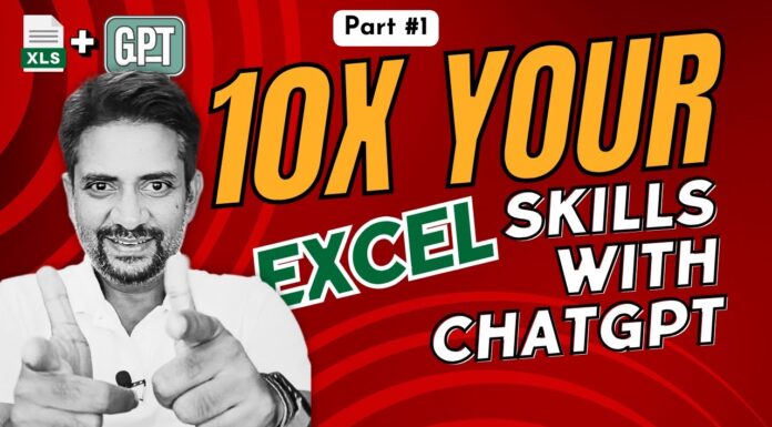 How to Increase your Excel Skills with ChatGPT (10x Productivity 😉)