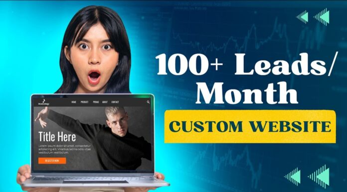 How to Generate 100+ Leads/Month From a Custom Website of Real Estate Agents #shorts