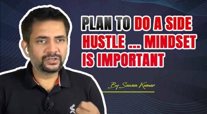 When you plan to do a Side Hustle, Mindset is Important