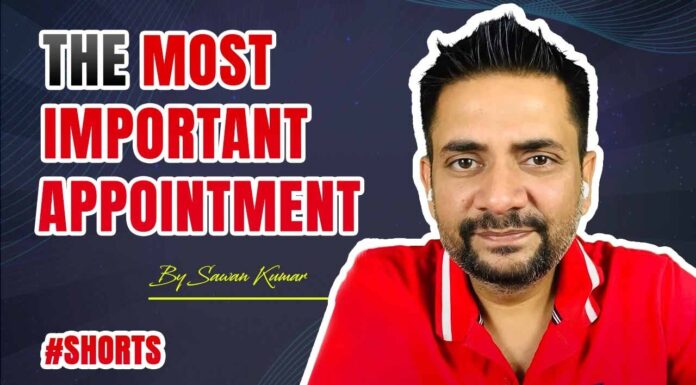 The most important appointment that has to be on your calendar #shorts