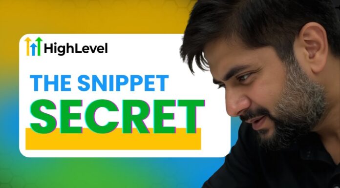 Unlock the Power of GHL Template Snippets | GoHighLevel Automation