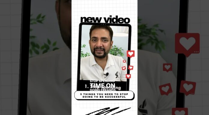 Stop doing 🛑 these 5 things to be successful #success #shorts