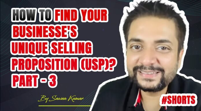 How to find your Businesse’s Unique Selling Proposition (USP)? | Part – 3 | By Sawan Kumar #shorts
