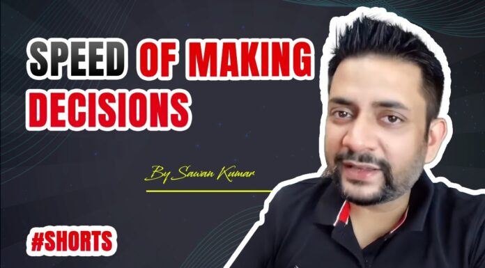 Speed of making decisions #shorts