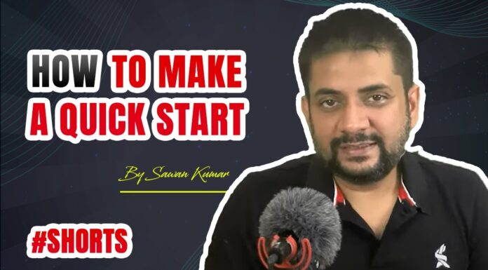 How to make a quick start #shorts