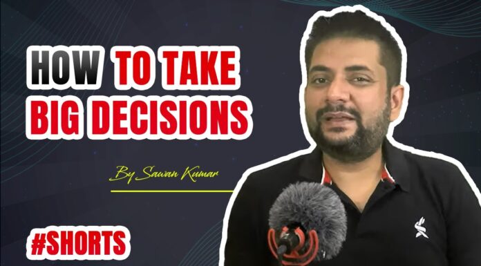 How to take big decisions #shorts
