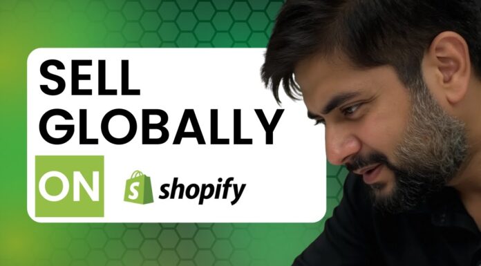 How to Sell Your Products Worldwide With Shopify!